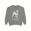 Pomapoo Latin Sweatshirt, Grey, front view