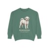 Pomapoo Latin Sweatshirt, Light Green, front view