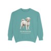 Pomapoo Latin Sweatshirt, Seafoam, front view