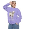 Pomapoo Latin Sweatshirt, Violet, person 2 context