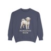Pomapoo Mom Sweatshirt, Denim, front view