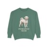 Pomapoo Mom Sweatshirt, Light Green, front view