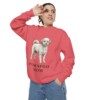 Pomapoo Mom Sweatshirt, Watermelon, person 2 context