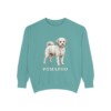 Pomapoo Sweatshirt, Seafoam, front view