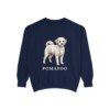 Pomapoo Sweatshirt, True Navy, front view