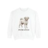 Pomapoo Sweatshirt, White, front view