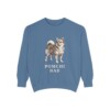 pomchi-sweatshirt-dad-blue-jean Pomchi Dad Sweatshirt, Blue Jean, front view