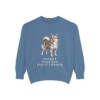 Pomchi Humor Sweatshirt, Blue Jean, front view