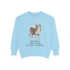 Pomchi Humor Sweatshirt, Chambray, front view