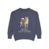 Pomchi Humor Sweatshirt, Denim, front view