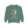 Pomchi Humor Sweatshirt, Light Green, front view
