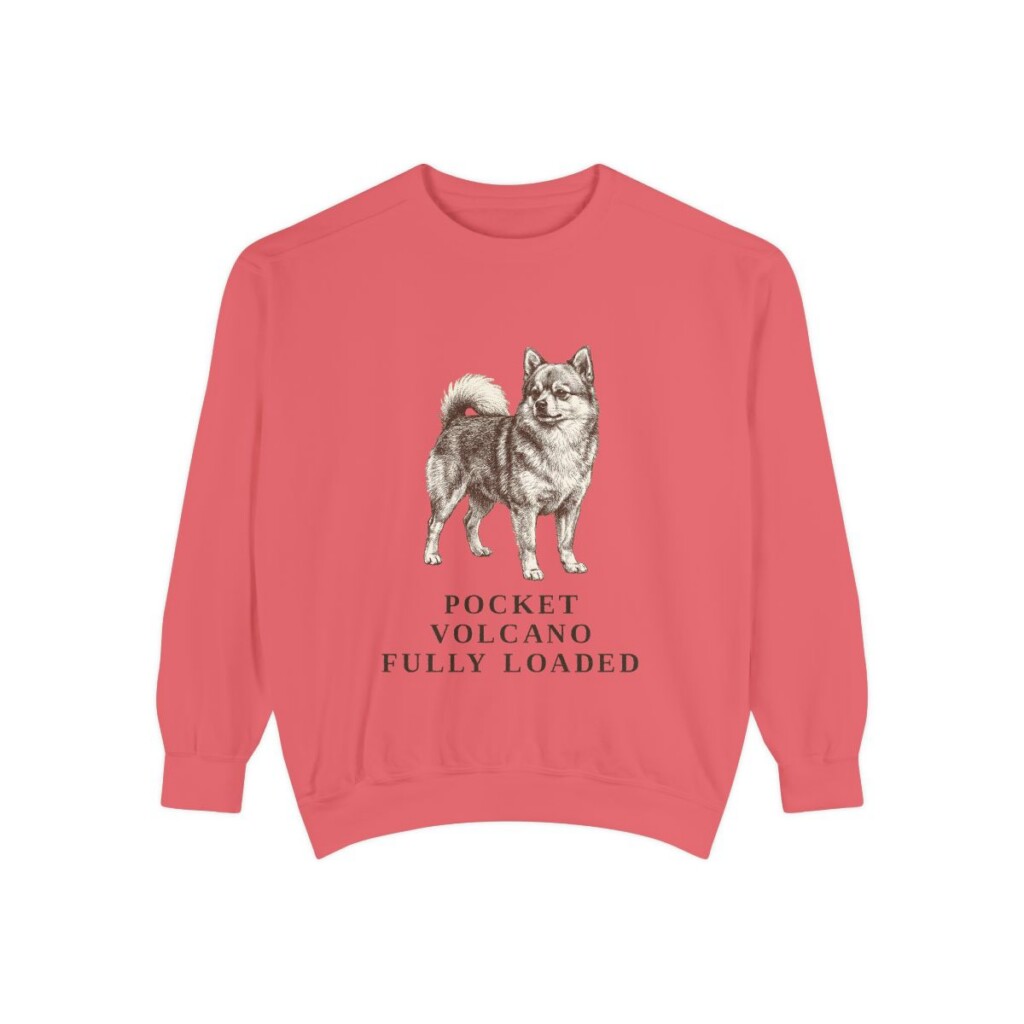 Pomchi Humor Sweatshirt, Watermelon, front view