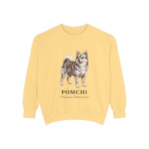 Pomchi Latin Sweatshirt, Butter, front view