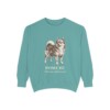 Pomchi Latin Sweatshirt, Seafoam, front view