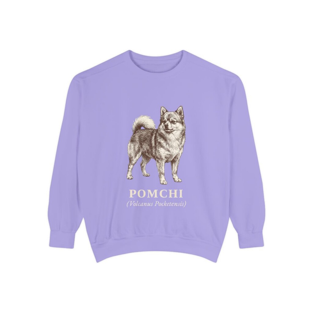 Pomchi Latin Sweatshirt, Violet, front view