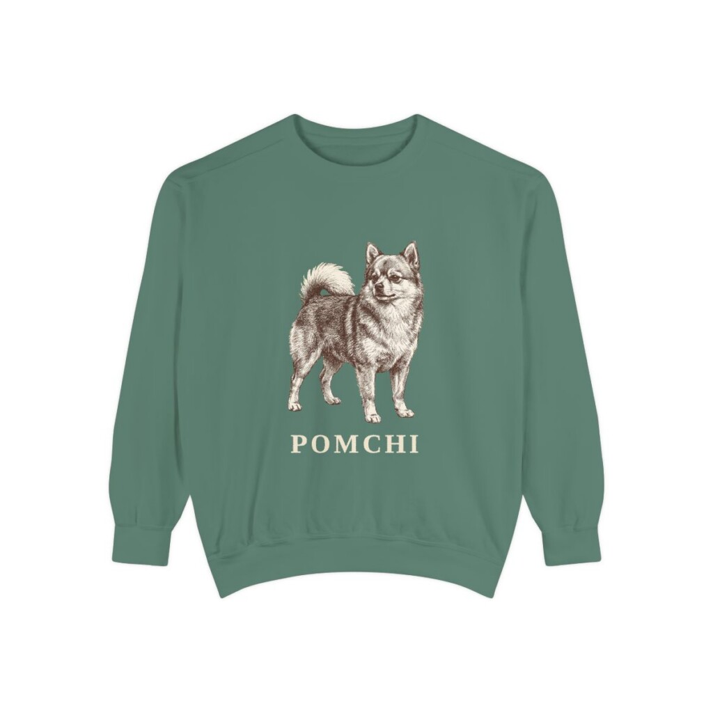 Pomchi Sweatshirt, Light Green, front view