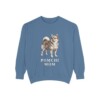 Pomchi Mom Sweatshirt, Blue Jean, front view