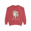 Pomeranian Sweatshirt, Crimson, front view
