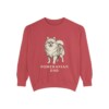Pomeranian Dad Sweatshirt, Crimson, front view