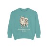Pomeranian Dad Sweatshirt, Seafoam, front view