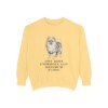 Pomeranian Humor Sweatshirt, Butter, front view
