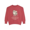 Pomeranian Humor Sweatshirt, Crimson, front view