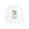 Pomeranian Humor Sweatshirt, White, front view