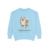 Pomeranian Latin Sweatshirt, Chambray, front view
