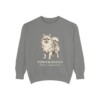 Pomeranian Latin Sweatshirt, Grey, front view