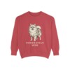 Pomeranian Mom Sweatshirt, Crimson, front view