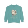 Pomeranian Mom Sweatshirt, Seafoam, front view