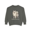 Pomeranian Sweatshirt, Pepper, front view