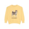 Pomsky Sweatshirt, Butter, front view