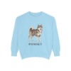 Pomsky Sweatshirt, Chambray, front view