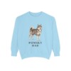 Pomsky Dad Sweatshirt, Chambray, front view