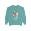 Pomsky Dad Sweatshirt, Seafoam, front view