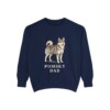 Pomsky Dad Sweatshirt, True Navy, front view