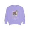 Pomsky Dad Sweatshirt, Violet, front view