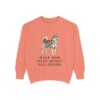 Pomsky Humor Sweatshirt, Terracotta, front view