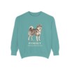 Pomsky Latin Sweatshirt, Seafoam, front view