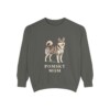 Pomsky Mom Sweatshirt, Pepper, front view