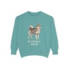 Pomsky Mom Sweatshirt, Seafoam, front view
