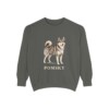 Pomsky Sweatshirt, Pepper, front view