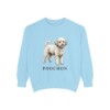 Poochon Sweatshirt, Chambray, front view