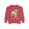 Poochon Sweatshirt, Crimson, front view