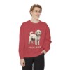 Poochon Sweatshirt, Crimson, person 1 front