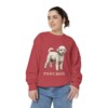 Poochon Sweatshirt, Crimson, person 2 front