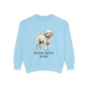 poochon-sweatshirt-dad-chambray Poochon Dad Sweatshirt, Chambray, front view