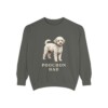 poochon-sweatshirt-dad-pepper Poochon Dad Sweatshirt, Pepper, front view