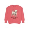 poochon-sweatshirt-dad-watermelon Poochon Dad Sweatshirt, Watermelon, front view